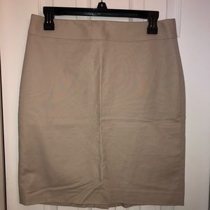 Banana Republic khaki pencil skirt